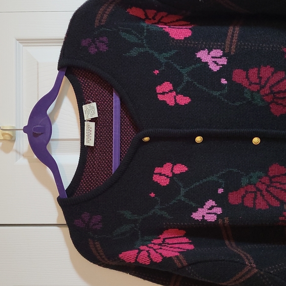 Mixed Print Knit Sweater - Picture 2 of 5